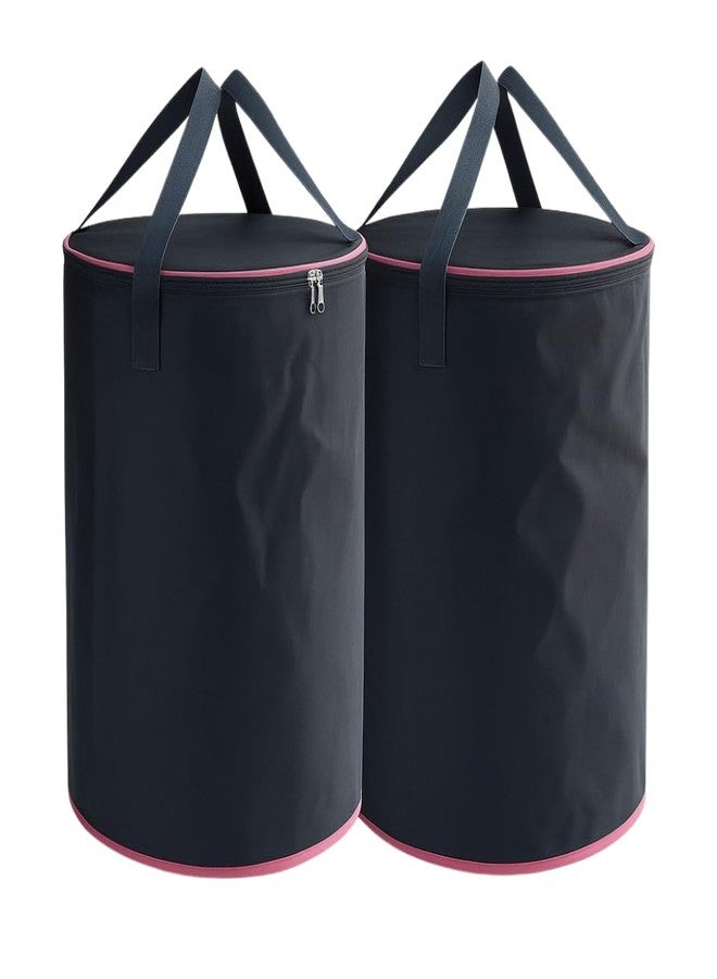 BLESS BERRIES Foldable Laundry Bag with Side Handles | Collapsible Storage Basket for Clothes Toys Blankets | Durable Fabric Home Organizer for Bedroom Bathroom Dorm Travel Use - Image 5
